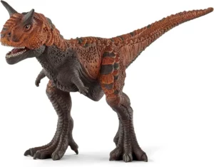 Figura realista de Carnotauro em PVC pintado à mão, dinossauro carnívoro do Cretácico com chifres curtos